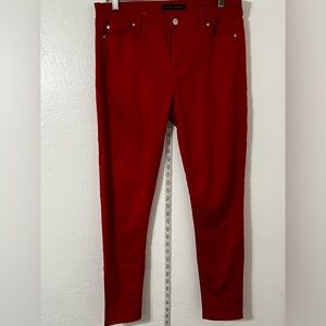 Truth & Theory Red Skinny Pants Womens‎ Size 8